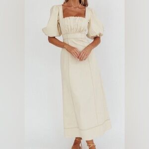 Brand new from store without tags Country western denim dress with stretch!